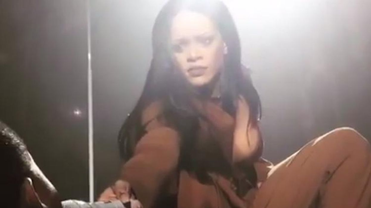 rihanna reaction