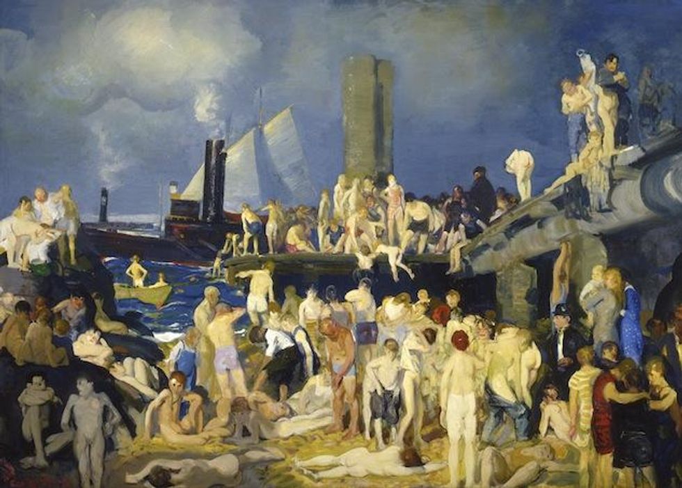 'Riverfront No. 1' by George Wesley Bellows.