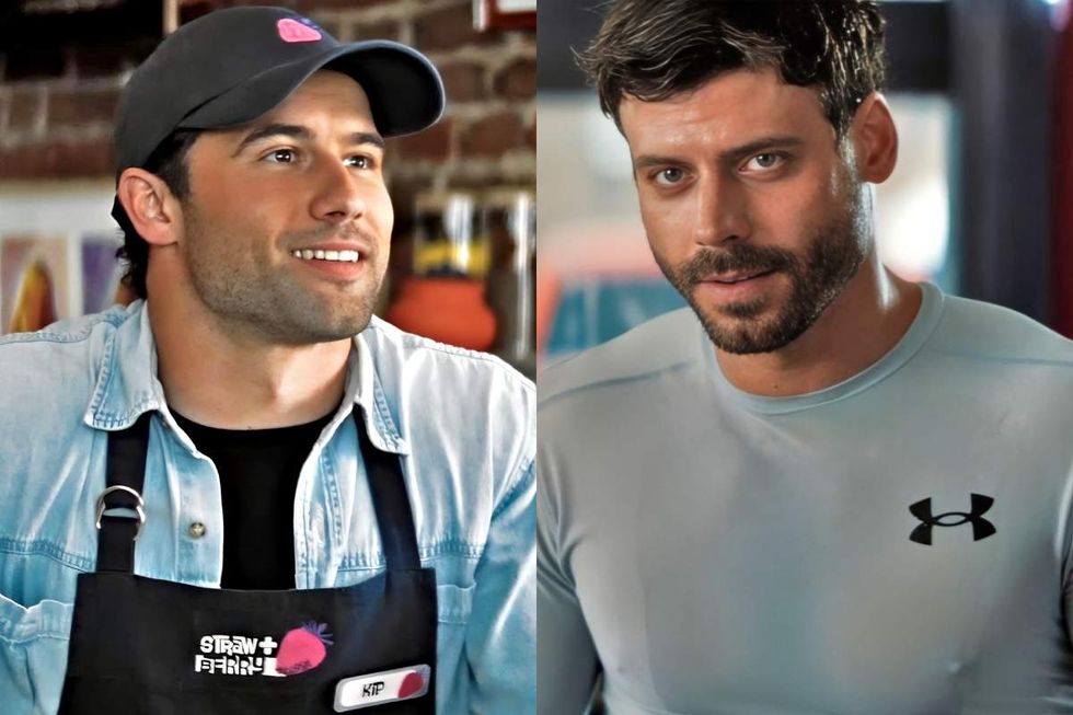 Robbie GK as Kip Grady; Francois Arnaud as Scott Hunter on Heated Rivalry season 1 episode 3