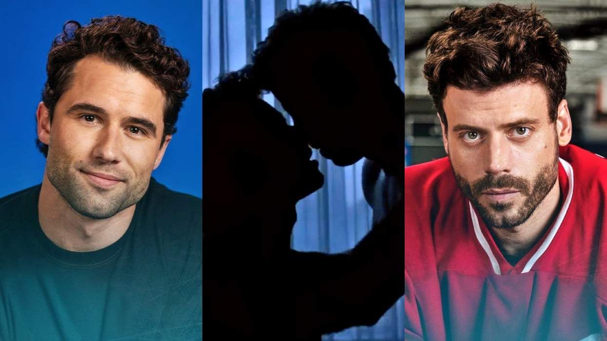 Robbie GK as Kip Grady; François Arnaud as Scott Hunter on Heated Rivalry