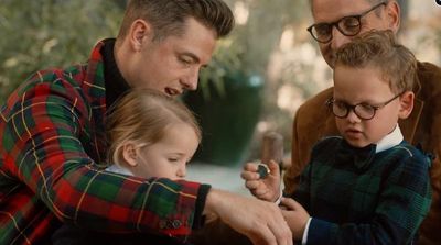 Watch Robbie Rogers, Greg Berlanti and Family in Sweet Holiday Ad