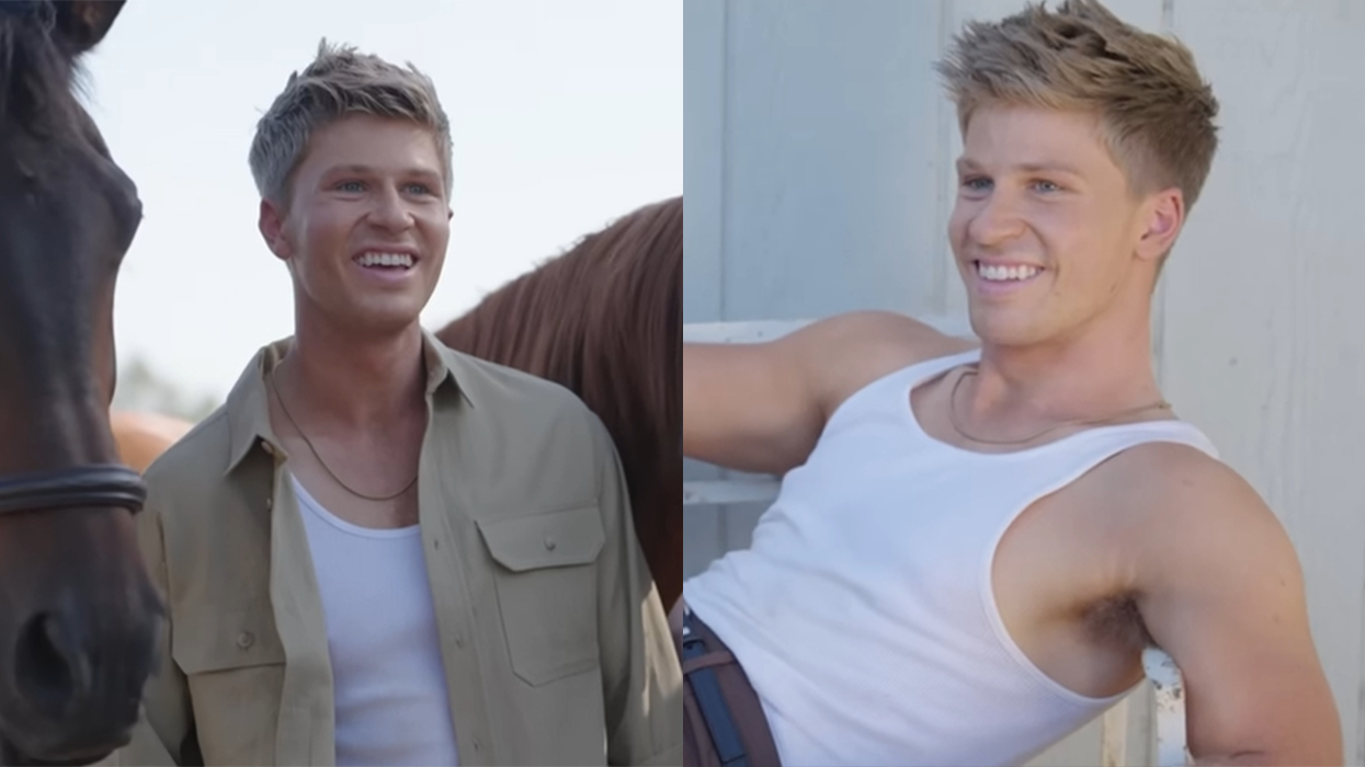 Robert Irwin is serving up sexy cowboy trade in these steamy western-themed pics