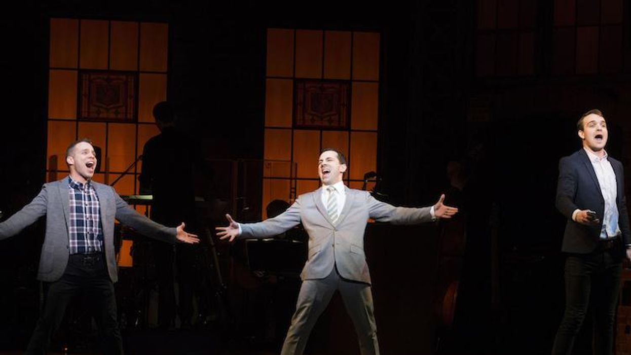 Robin Jesus, Rob McClure, and Micah Stock