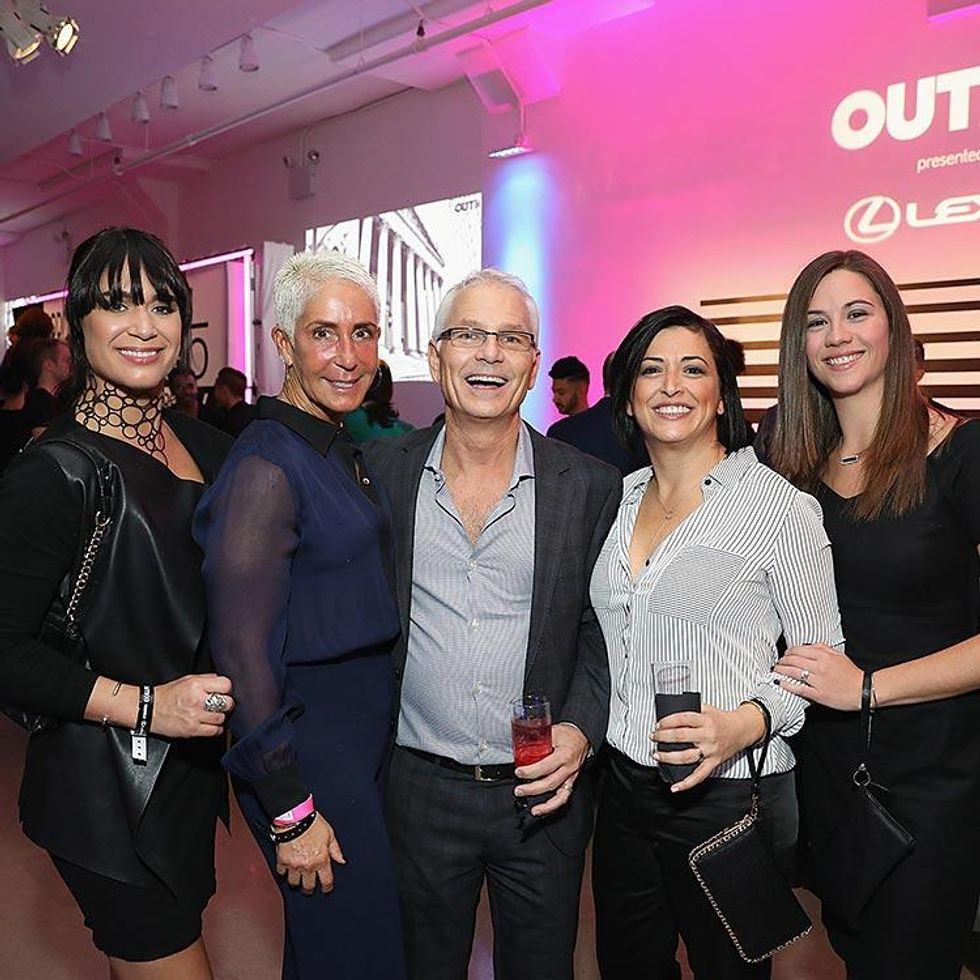 Robyn Streisand (2nd L), and Todd Evans