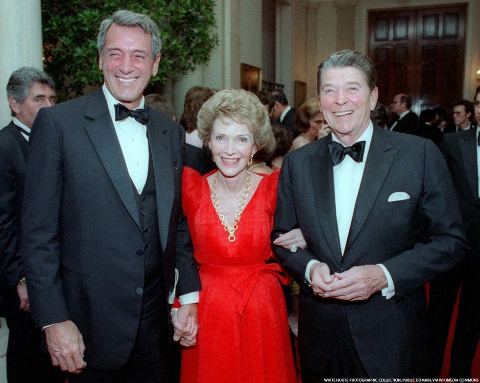 Rock Hudson, Nancy Reagan, Ronald Reagan