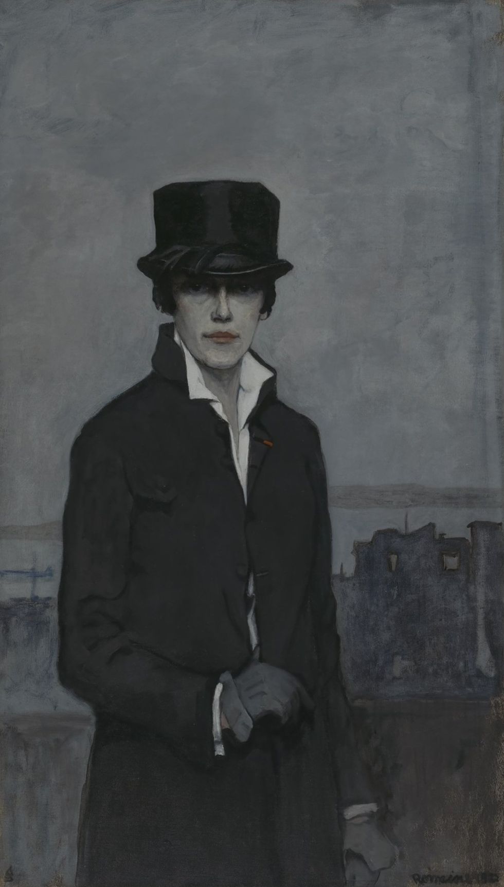 Romaine Brooks Self-Portrait 1923 Smithsonian American Art Museum,Gift of the artist 1966