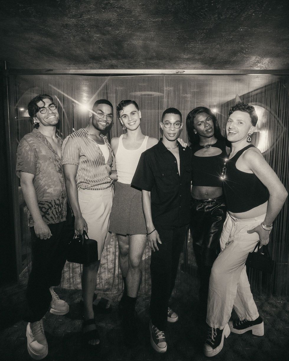 Ros\u00e9, Olivia Lux, Marty Lauter, Robin Fierce, Luxx Noir London, and Plasma attend a show from Cabaret at the Kit Kat Club