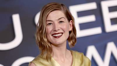 Rosamund Pike attends Lionsgate's "Now You See Me: Now You Don't" New York Premiere.