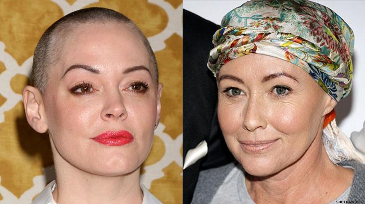 Rose McGowan and Shannen Doherty