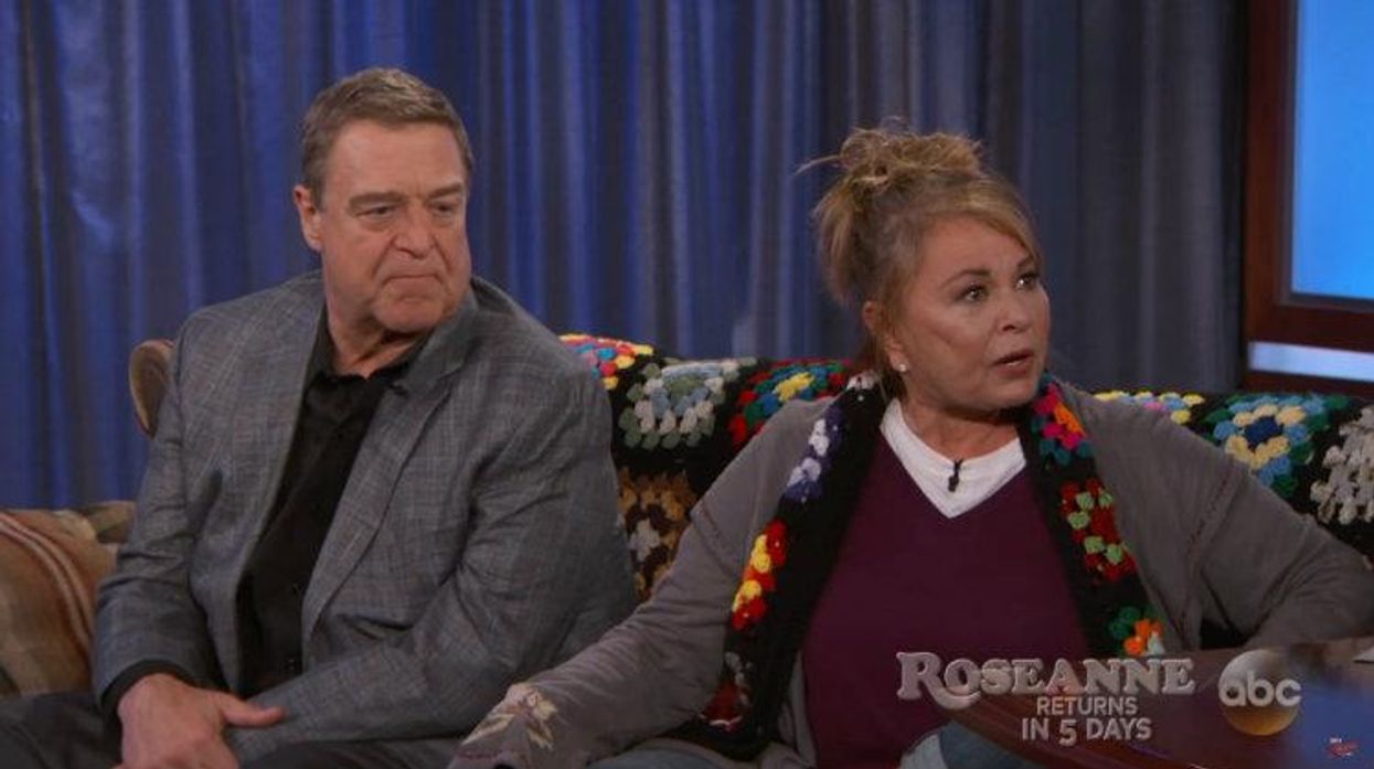 Roseanne Barr, Jimmy Kimmel, John Goodman