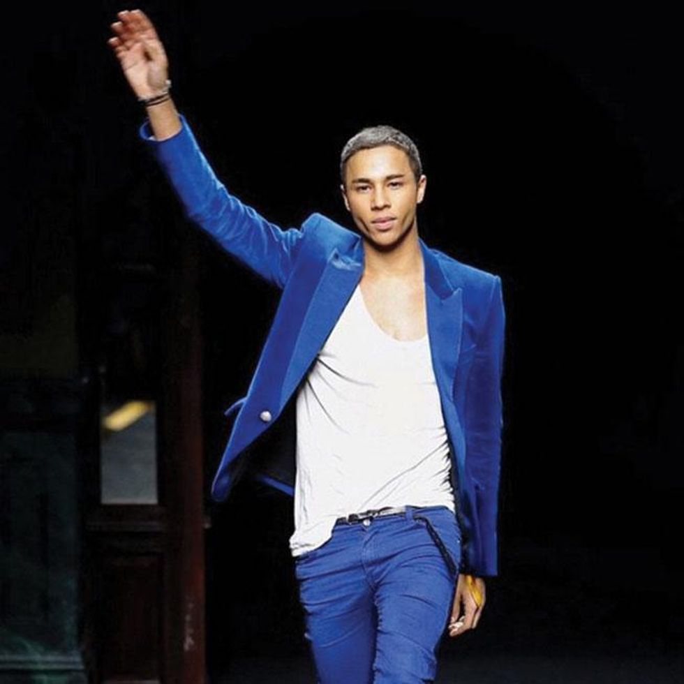 Rousteing on the Runway