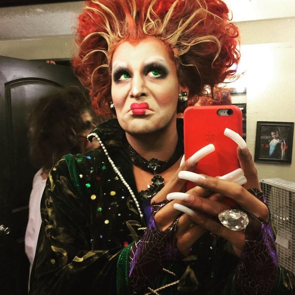 Roxxxy Andrews as Winifred Sanderson from 'Hocus Pocus'
