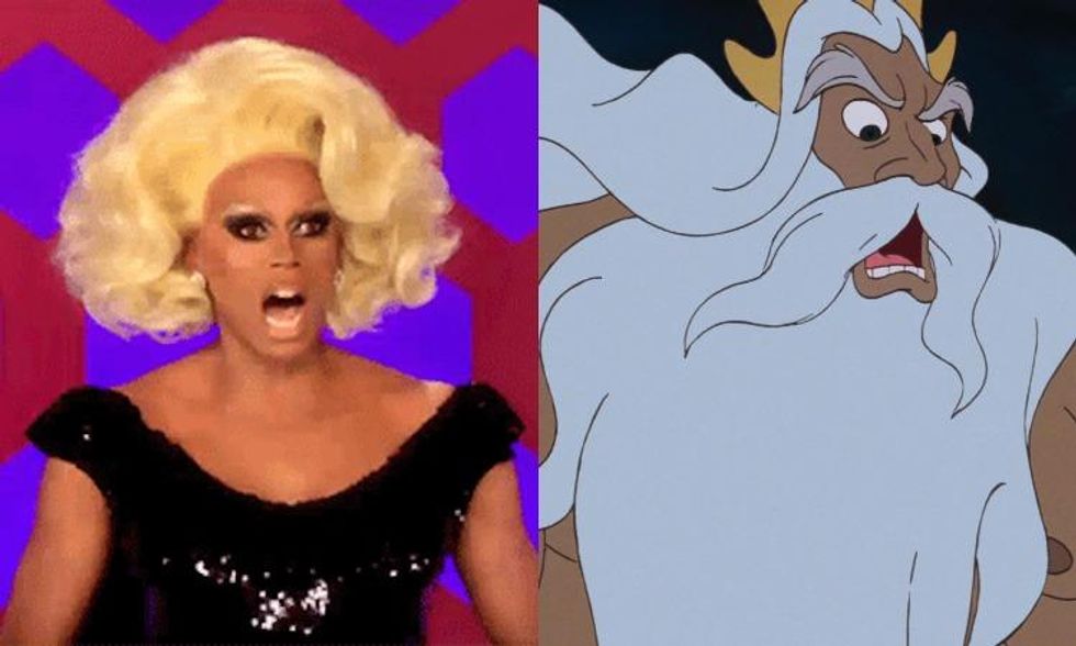 Ru Paul As Queen Triton