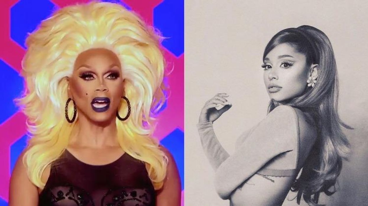 RuPaul and Ariana Grande