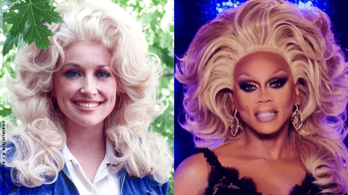 RuPaul and Dolly Parton Take Over Salon Wall in New Mural
