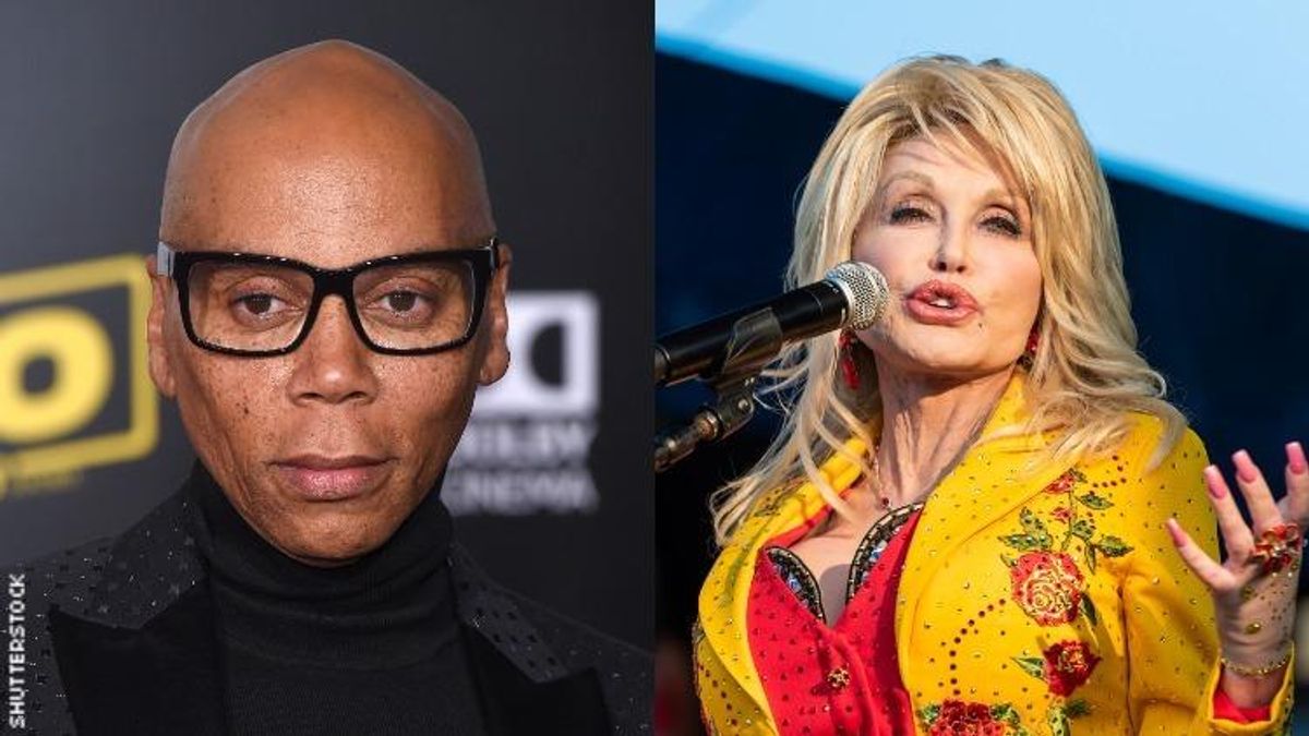 RuPaul and Dolly Parton