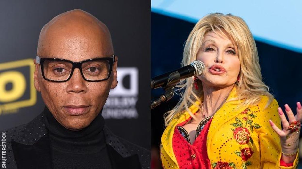 RuPaul and Dolly Parton