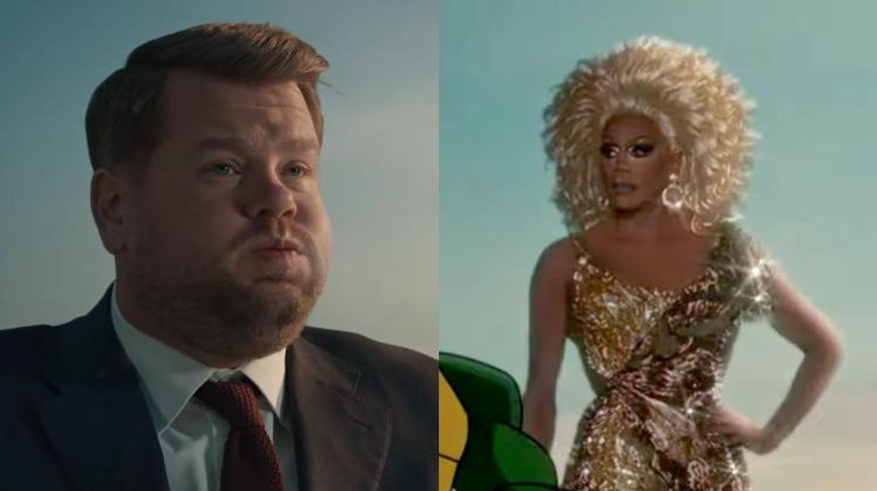 RuPaul and James Corden in Paramount ad
