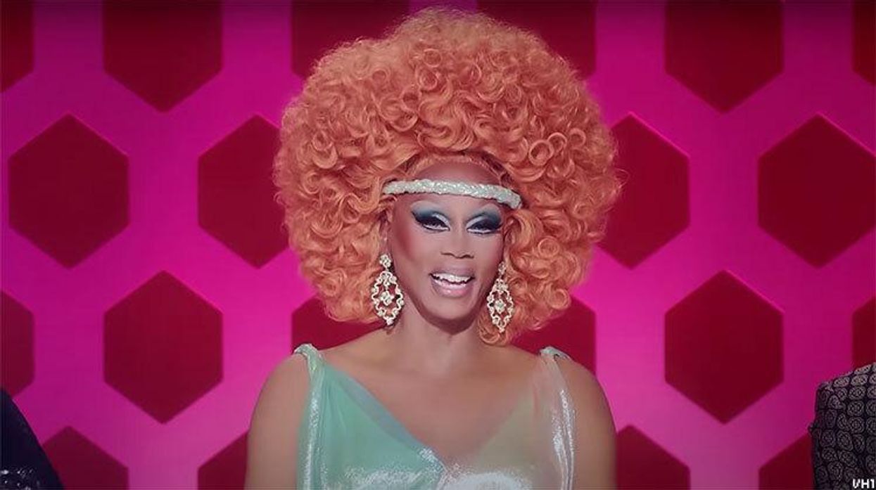 RuPaul at the judging table.