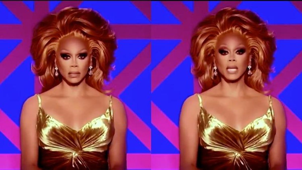 RuPaul at the WOWIES and Drag Race UK look.