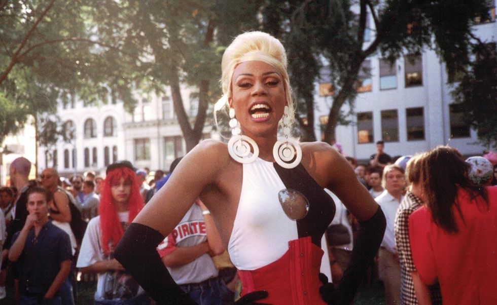 RuPaul at Wigstock in New York City, 1991