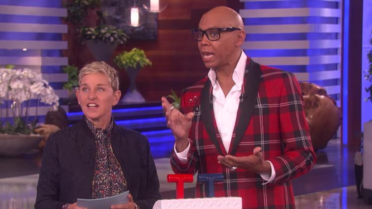 RuPaul & Ellen Play 'Lip Sync For Your Wife' & Talk Judge Judy On 'Drag Race'