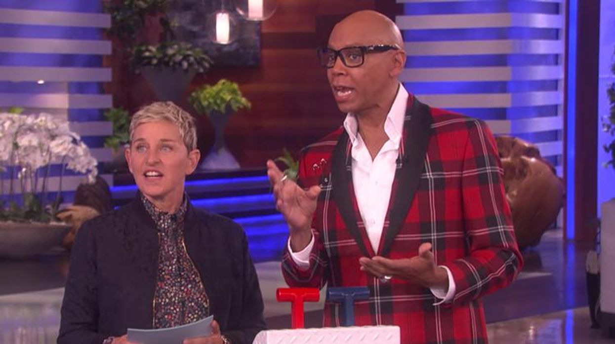RuPaul & Ellen Play 'Lip Sync For Your Wife' & Talk Judge Judy On 'Drag Race'