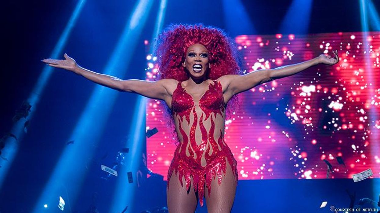 RuPaul in AJ and the Queen