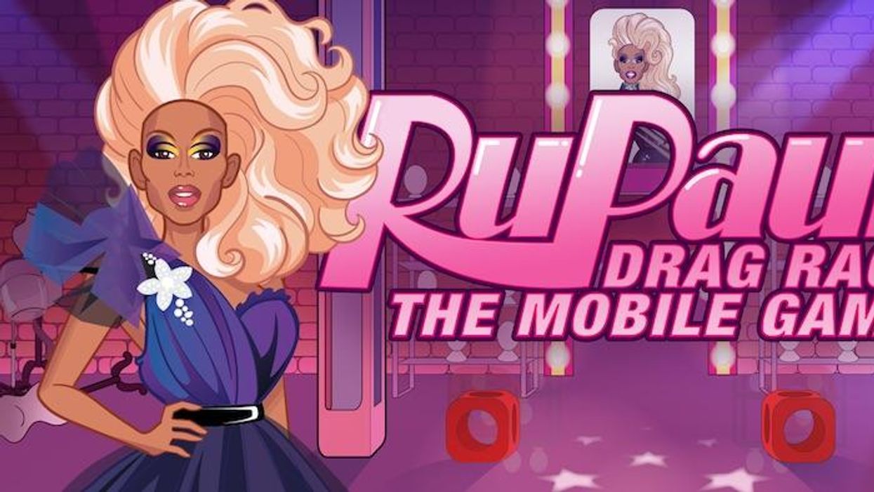 RuPaul in Drag Race the mobile game.