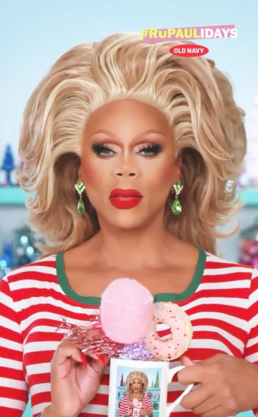 RuPaul in episode 4 of Old Navy's RuPaulidays show