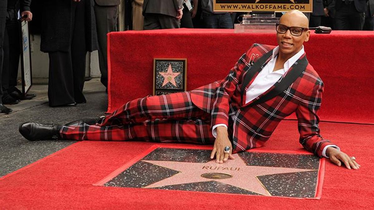 RuPaul Is the First Drag Queen With a Star On the Hollywood Walk Of Fame