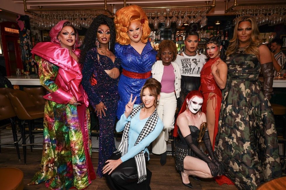 RuPaul's Drag Race All Stars 9 cast in Washington DC with Karine Jean-Pierre