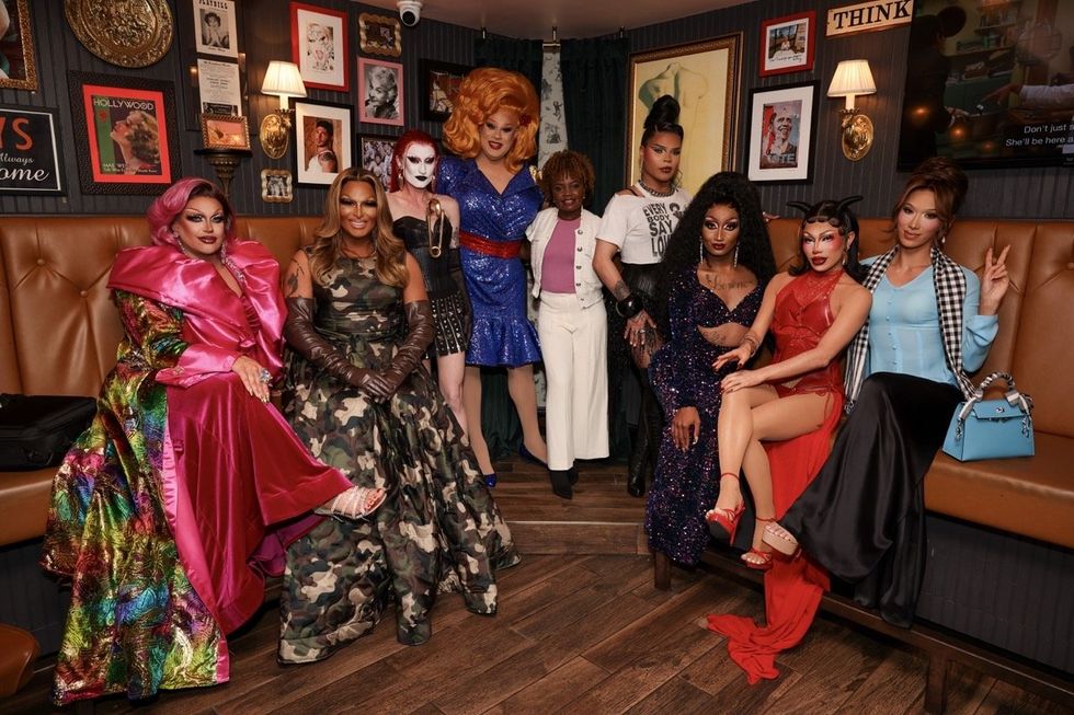 RuPaul's Drag Race All Stars 9 cast in Washington DC with Karine Jean-Pierre