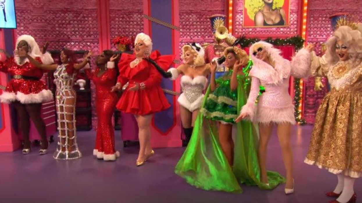 RuPaul's Drag Race, RuPaul's Drag Race Holi-Slay Specactular, Kim Chi, Latrice Royale, Trixie Mattel, Jasmine Masters, Sonique, Mayem Miller, Shangela