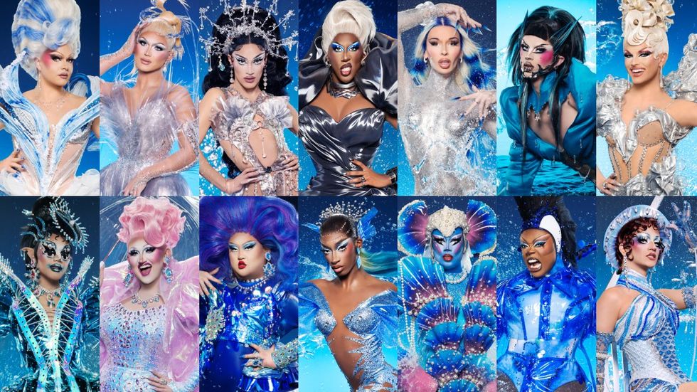 RuPaul's Drag Race season 17 cast grid