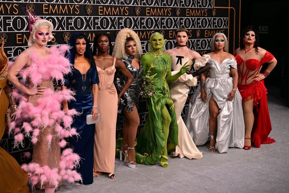 RuPaul\u2019s Drag Race season 15 queens at the 75th Primetime Emmy Awards