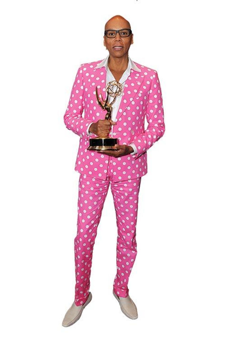 RuPaul wins the award for outstanding host for Drag Race at the 2016 Creative Arts Emmy Awards