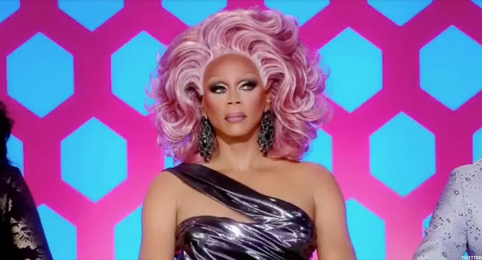 RuPaul with hair by Curtis William Foreman