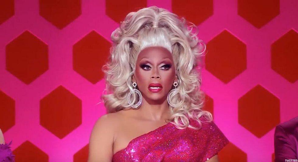 RuPaul with hair by Curtis William Foreman