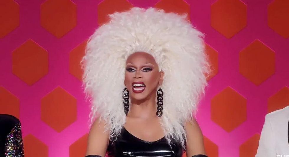 RuPaul with hair by Curtis William Foreman