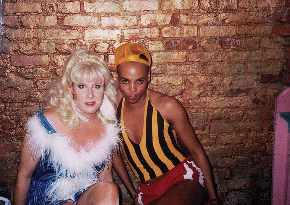 RuPaul with Lady Bunny at New York's Pyramid club, 1987