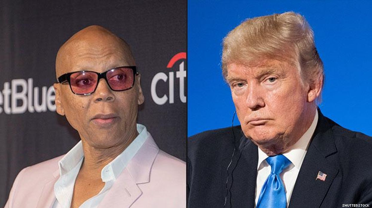 rupublicans republicans donald trump rupaul drag race twitter rant tirade misspel gob impeachment inquiry ukraine ukranian president witch hunt trending trend social media drag queen