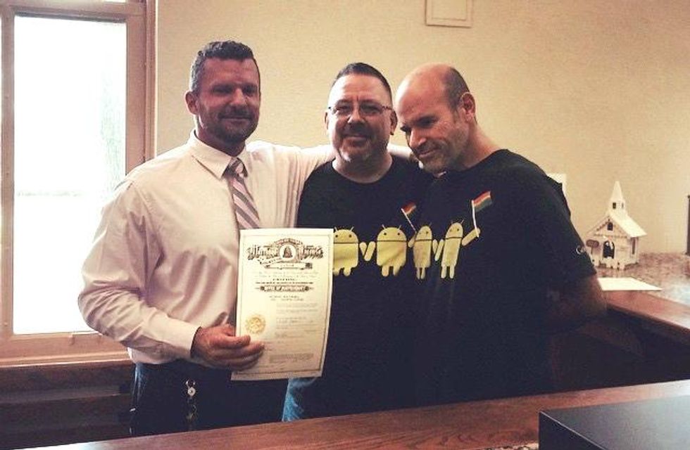 russ towers gay county clerk texas