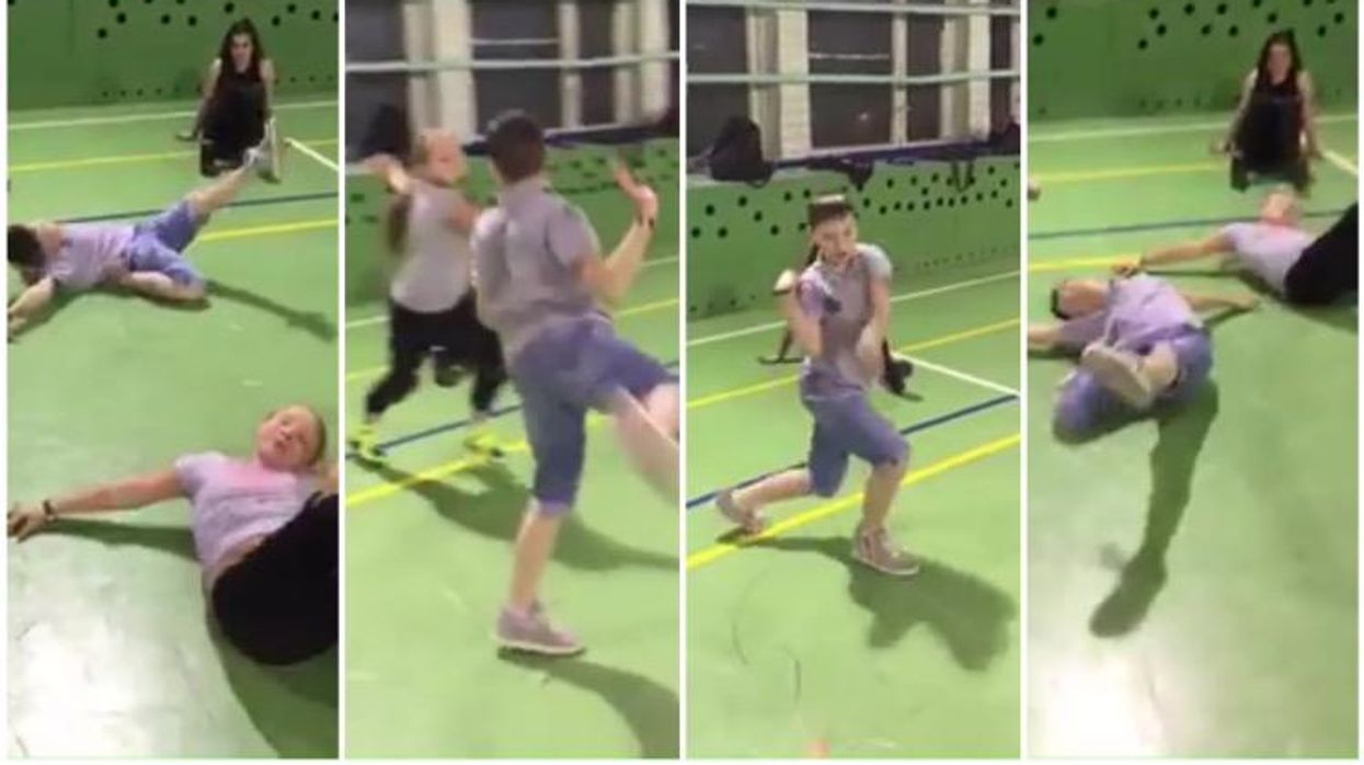 russian kids voguing