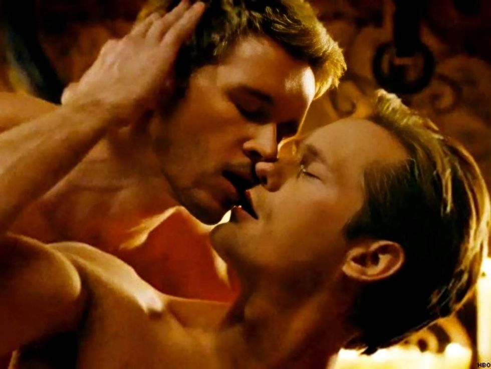 Ryan Kwanten and Alexander Skarsgard on True Blood