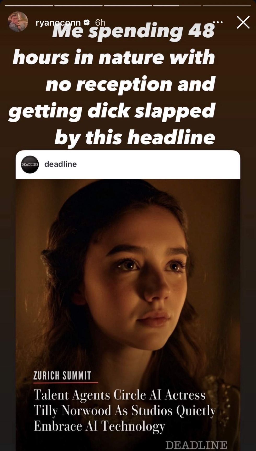 Ryan O'Connell via Instagram Story