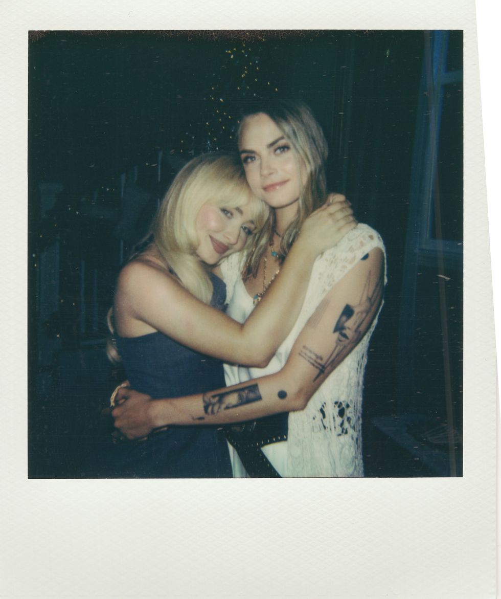 Sabrina Carpenter and Cara Delevingne in A Nonsense Christmas With Sabrina Carpenter