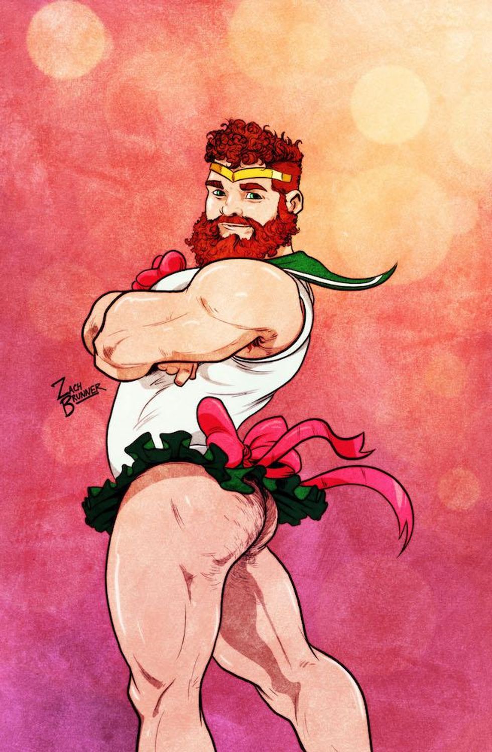 Sailor Scouts as gay men art by Zachary Brunner
