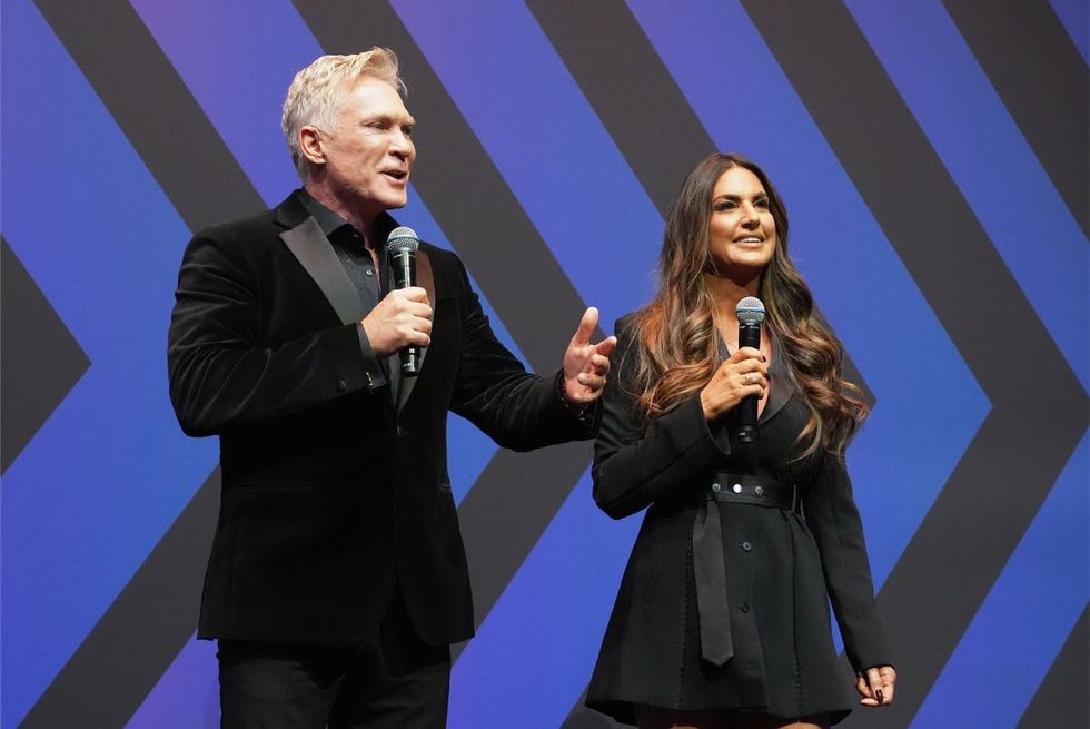 Sam Champion and Sonia Baghdady