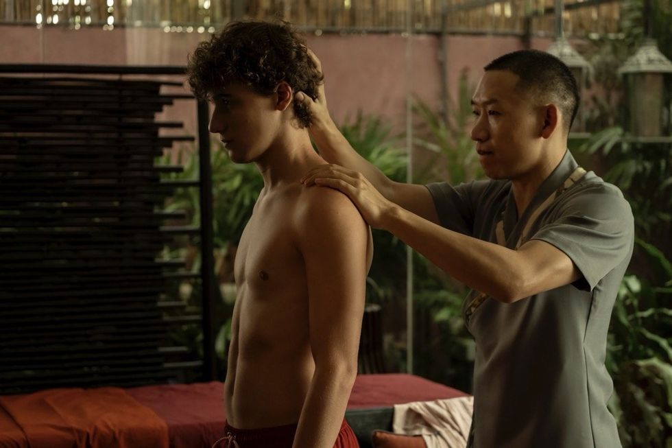 Sam Nivola on The White Lotus season 3